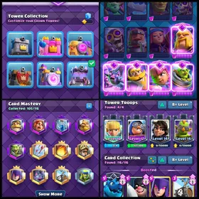 
⚔️ GOD TIER CR ACCOUNT | 20 WIN GOBLIN EMOTE 🎉 | LVL 50 | ARENA 22 | KT12 | 5 EVOLVED, 10 MAX | 54 EMOTES | READY TO GO ✅
 thumbnail 2