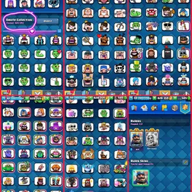 🎯[RARE]👑LEV-60👑12-EVO CARDS😎103-MAX CARD🎯22-ELITES❤️9280-TROPHIES🏆KT-15💫ARENA-23💥164 EMOTES🫧12-KT SKINS👀INSTANT DELIVERY✅ thumbnail 2