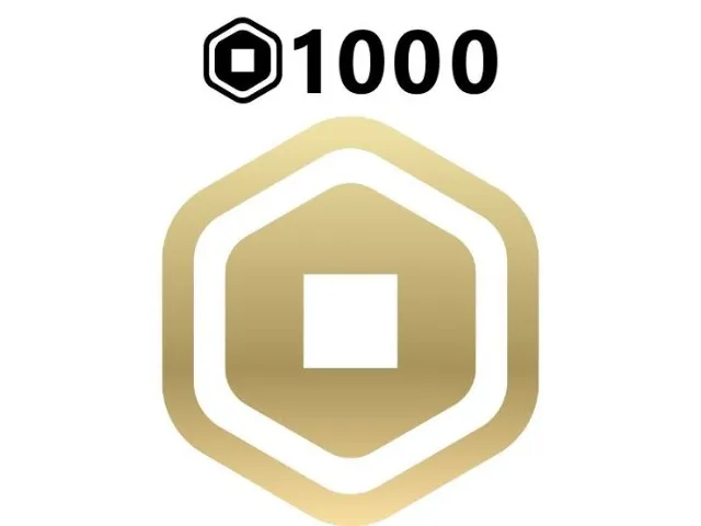 1000 ROBUX ( YOU RECEIVE 700) 
