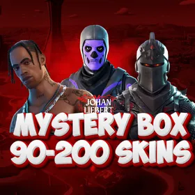90-200  Skins , Chance for (Travis Scott ,OG Ghoul Trooper,  , Black Knight ,Galaxy, IKONIK , OG Skull Trooper, Sparkle Specialist or Others skins)