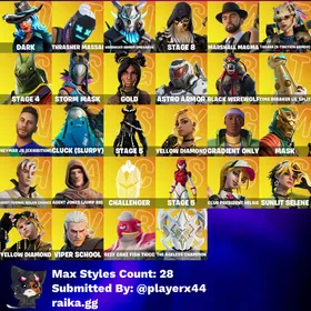 124 skins | Prodigy | Carbon Commando | Cloud Striker | Point Patroller | Naruto Uzumaki | Harbinger Armor Omegarok | STAGE 5 | STAGE 5 | STAGE 8 thumbnail 2