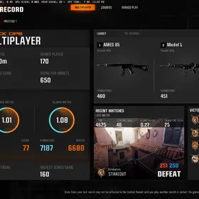 🎯 22x Diamond AR/SMG 🔥 BO6 Ranked Ready 🏆 50 Wins • 🎖️ Level 55 • 16 Operators • 250+ Camos • 🛠️ Hand-Leveled • 🔗 Linkable: Steam/BNET/PSN/Xbox
 thumbnail 8