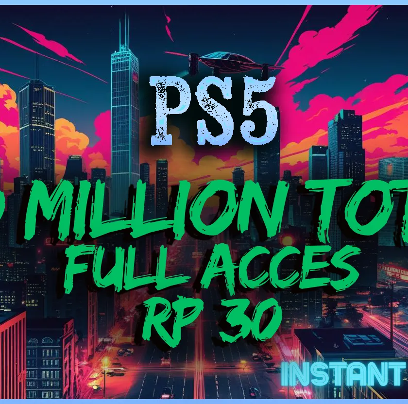 【PS5 】 ❤️ GTA V 100 Million ⚡ RP Rank 30 ❄️ Level 30 ♦️ Full Access ✔ Fast Money ✅ Instant Delivery #K2H8W5