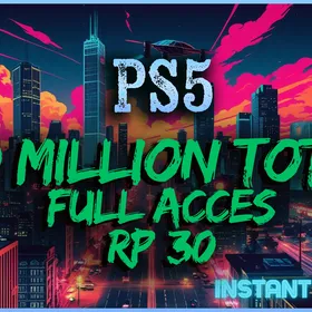 【PS5 】 ❤️ GTA V 100 Million ⚡ RP Rank 30 ❄️ Level 30 ♦️ Full Access ✔ Fast Money ✅ Instant Delivery #K2H8W5