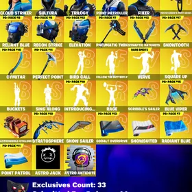 [PC/PSN/XBOX] 107 skins | Cloud Striker | Sultura | Trilogy | Point Patroller | Fixer | Omegarok | Sorana | Peter Griffin | Spectra Knight | Fade 