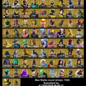 [PC/PSN/XBOX] 158 skins | Gold Midas | Gold Brutus | The Origin | Blackheart | Mizuki | Gear Specialist Maya | Catalyst | Snap | Malik | The Imagined  thumbnail 3