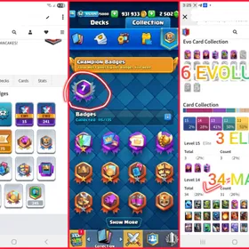 🎯7 YEAR OLD ACC 👌 42-EMOTES(🐦‍🔥34-MAXED(💯8563-  TROPHIES(🏆 52-XP KT-14( ARENA-22(2.5K GMS💎( INSTANT DELIVERY🚒