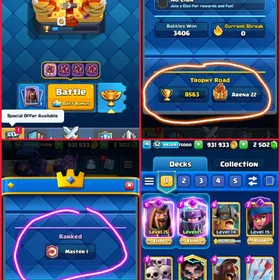 🎯7 YEAR OLD ACC 👌 42-EMOTES(🐦‍🔥34-MAXED(💯8563-  TROPHIES(🏆 52-XP KT-14( ARENA-22(2.5K GMS💎( INSTANT DELIVERY🚒 thumbnail 3
