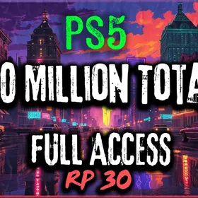 🎸 PS5 🎸 100.04 Million Total ( Cash + Cars ) ⭐ 30 RP Rank ⭐ Level 30✔️ Full Access ⚡ Instant Delivery ✔️ Verified Seller ✔️ Exclusive Access