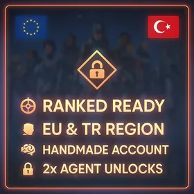 [V25 Act 4] | EU & TR 🎯 Ranked Mode ✅ Handcrafted 🧰 Cost Saver 🔐 Extra 2 Agents Unlocked 📩 Fully Accessible 💰 Huge VP Drop -75%
