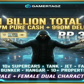 GTA 5 | PS5 🦹‍♀️ 1 Billion Total ( 47 Million Pure Cash + 990 Million Worth Deluxo ) 🦹‍♀️ 10x Supercars 🦹‍♀️ RP 37 🦹‍♀️ Tank 🦹‍♀️ Jet #lEoqhP