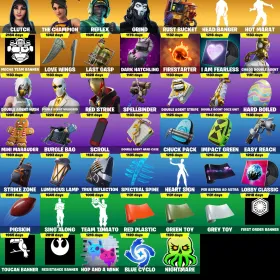 [PC] 228 skins 🖼️ OG STW 🏆 Reaper 💀 Blue Squire 🔷 Elite Agent 🕵 Blue Team Leader 💙 Merry Mint Axe 🍬 Gold Brutus 🥇 Omega 🦾 135 VB 💎 Linkable