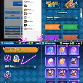 🎯RAREST ACCT(🎉 RANK ACCT WITH RARE EMOTES( 👍🏻 119 MAXED 27 EVO 88 ELITE(💯 KT 15 XP 69 ARENA 24(😍10K CUPS INSTANT DELIVERY 🚒 thumbnail 4