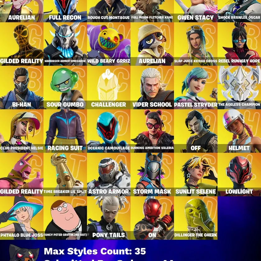 [PC/PSN/XBOX] 101 skins | Naruto Uzumaki | Omegarok | The Imagined | Red Knight | Peter Griffin | Spectra Knight | The Ageless | Galaxy Grappler 