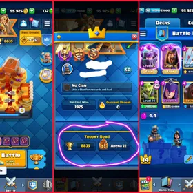 🎯TURKEY LOCAL 🇹🇷 1-RARE EMOT BALLOON🎈(13-MAXED 4- ELITE  9- EVO (💯KT-14 8863- CUPS🏆 ( ARENA-22👍🏻( INSTANT DELIVERY🚒 thumbnail 4