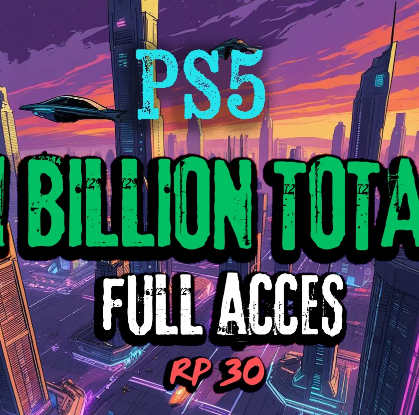 🐉 PS5 🐉 1 Billion Total 🪙 30 RP Rank 🎖️ Full Access 🔓 Instant Delivery 🚀 Money Loaded 🎲