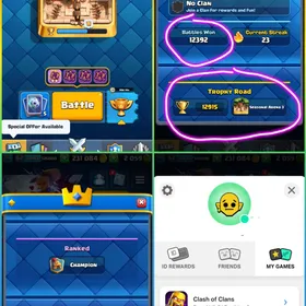 🎯[RARE]SUPER 159-EMOTES(🐦‍🔥20-EVO 31-ELITE 108-MAXED(💯12.9k- CUPS 62- XP KT-15( SEASONAL ARENA-24(2K GMS💎( INSTANT DELIVERY🚒 thumbnail 4