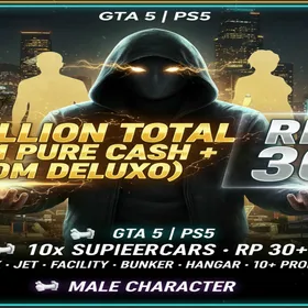 GTA 5 | PS5 🧟 1 Billion Total ( 47 Million Pure Cash + 990 Million Worth Deluxo ) 🧟 10x Supercars 🧟 RP 30 🧟 Tank 🧟 Jet #Bdxjxx