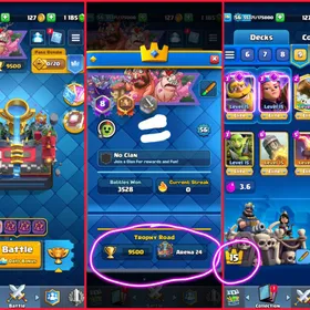 
🎯8 YEAR OLD( LEV-56 ACCT( 8 EVO( 13 ELITE( 16 MAX CARDS💯 ARENA 24( 9500-TROPHIES( KT-15( 76-RARE EMOTES( 10 -KT SKIN( INSTANT DELIVERY