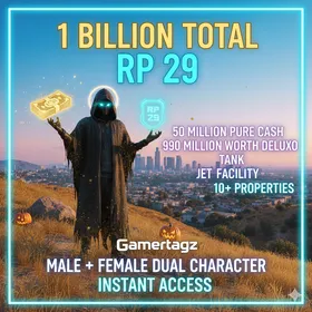 🌱 Masterpiece 🌱 GTA 5 | PS5 🌱 1 Billion Total ( 50 Million Pure Cash + 990 Million Worth Deluxo ) 🌱 RP 29 🌱 GIFTS